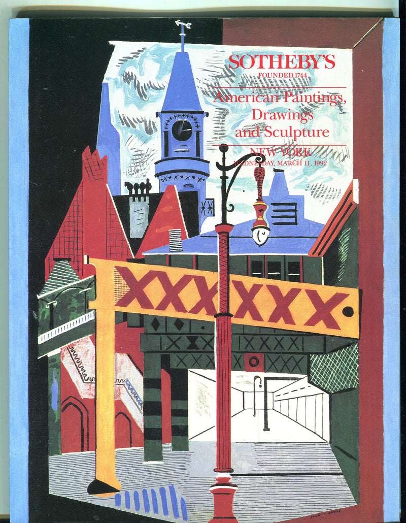 Sothebys Auction Catalog March 11 1992 American Paintings Drawings & Sculpture   - TvMovieCards.com