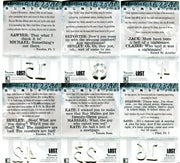 Lost Season 1 One Numbers Die-Cut Trading Card Set of 6 - #4 #8 #15 #16 #23 #42   - TvMovieCards.com