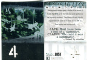 Lost Season 1 One Numbers Die-Cut Trading Card Singles- #4 #8 #16 #23 #42 #4  - TvMovieCards.com