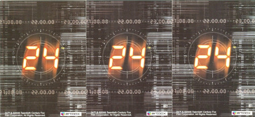 24 Twenty Four Season 4 Box Topper Foil Chase Card Set 3 Cards   - TvMovieCards.com