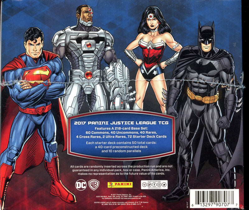 Dc Justice League Metax TCG Game Starter Deck Box  10 starters Sealed   - TvMovieCards.com