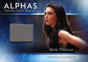 Alphas Season 1 Nina Theroux's Grey Tank Wardrobe Costume Card M10   - TvMovieCards.com