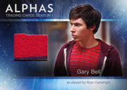 Alphas Season 1 Gary Bell's Striped Shirt Wardrobe Costume Card M9   - TvMovieCards.com