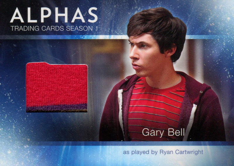 Alphas Season 1 Gary Bell's Striped Shirt Wardrobe Costume Card M9   - TvMovieCards.com