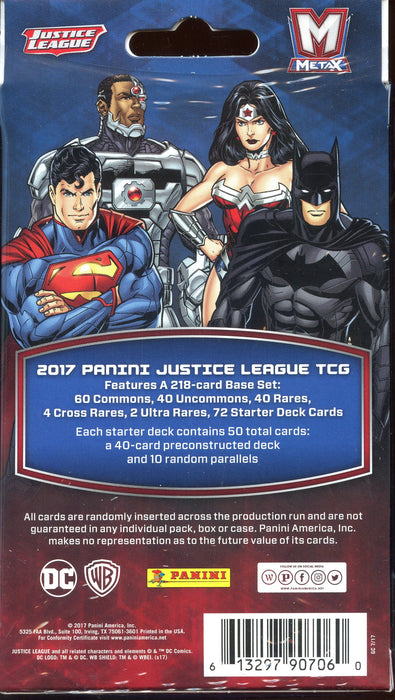 Dc Justice League Metax TCG Game Starter Deck Box  10 starters Sealed   - TvMovieCards.com