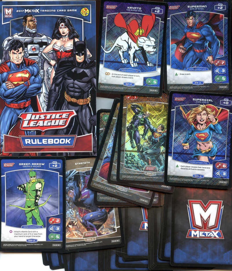 Dc Justice League Metax TCG Game Starter Deck 50 Cards   - TvMovieCards.com