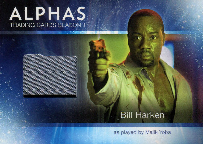 Alphas Season 1 Bill Harken's Grey Shirt Wardrobe Costume Card M3   - TvMovieCards.com