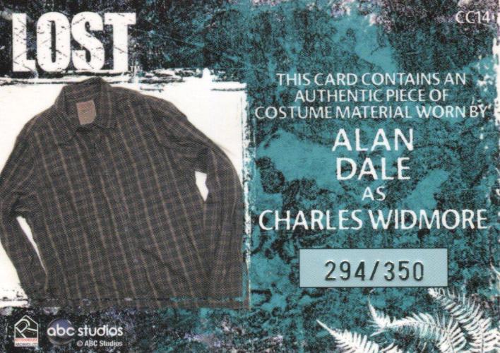 Lost Relics Alan Dale as Charles Widmore Relic Costume Card CC14 #294/350   - TvMovieCards.com