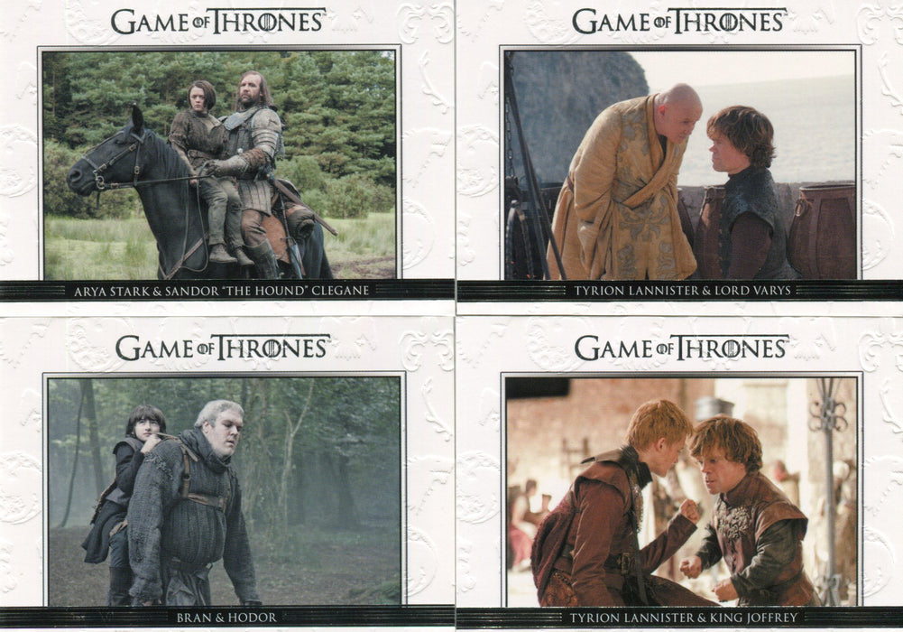 Game of Thrones Season 3 Relationships Chase Card Set DL1 thru DL20   - TvMovieCards.com
