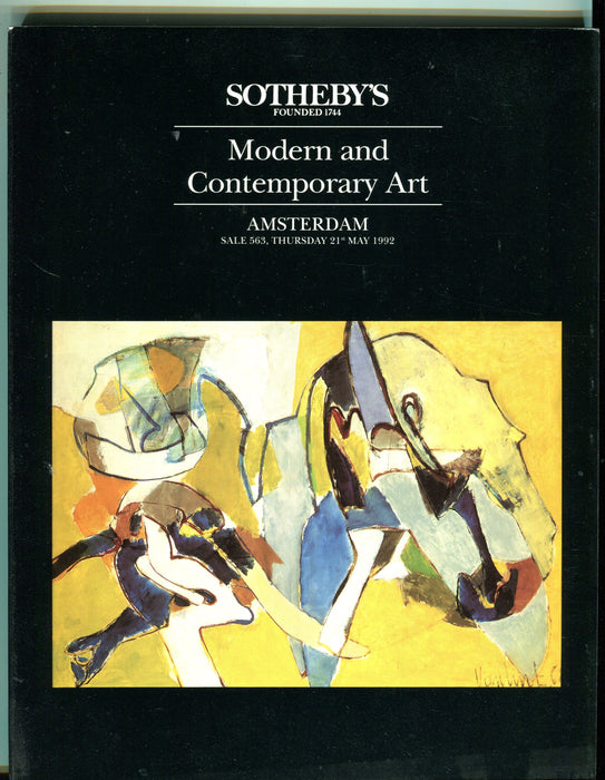 Sothebys Auction Catalog May 21 1992 Modern and Contemporary Art   - TvMovieCards.com