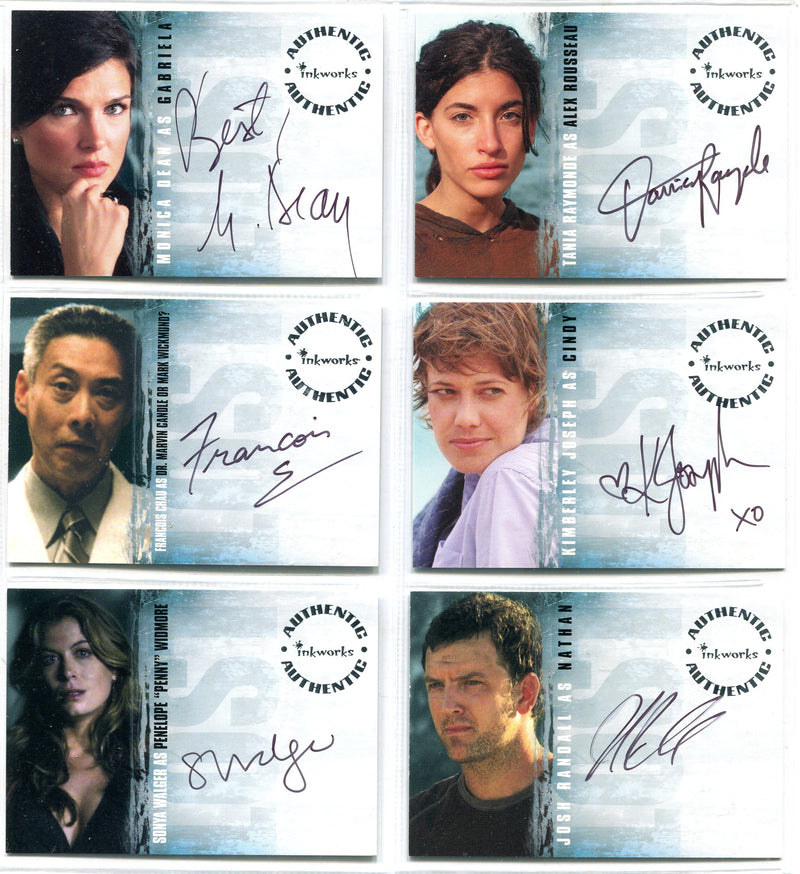 Lost Season 2 Two (12) Autograph Card Set A-13-A24 Inkworks Yunjin Kim   - TvMovieCards.com