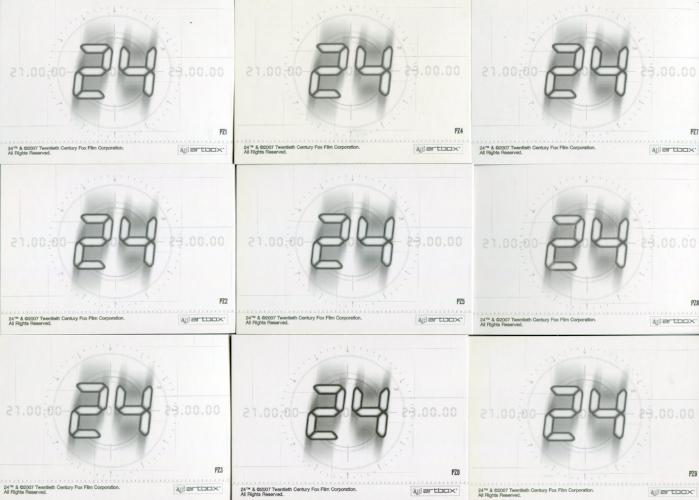 24 Twenty Four Season 4 Expansion Foil Puzzle Chase Card Set   - TvMovieCards.com