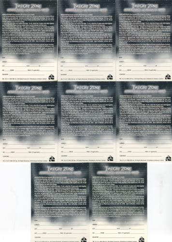 Twilight Zone Premiere Edition Autograph Challenge Game Chase Card Set Z Card   - TvMovieCards.com