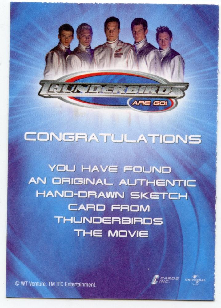 Thunderbirds Are Go! Movie Sketch Card by Czop Fermat   - TvMovieCards.com