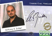 CSI Crime Scene Investigation Season 2 Anthony Zuiker Autograph Card CSI-B11   - TvMovieCards.com