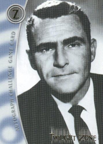 Twilight Zone Premiere Edition Autograph Challenge Game Chase Card Set Z Card   - TvMovieCards.com
