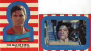Superman III 1983 Vintage Sticker Card Set 22 Sticker Cards   - TvMovieCards.com