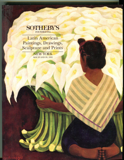 Sothebys Auction Catalog May 19 1992 Latin American Paintings Drawings Sculpture   - TvMovieCards.com