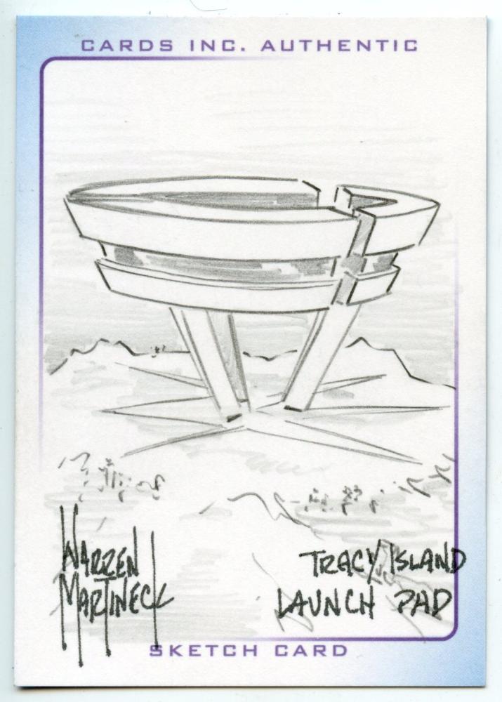 Thunderbirds Are Go! Movie Sketch Card by Warren Martineck Launch Pad   - TvMovieCards.com
