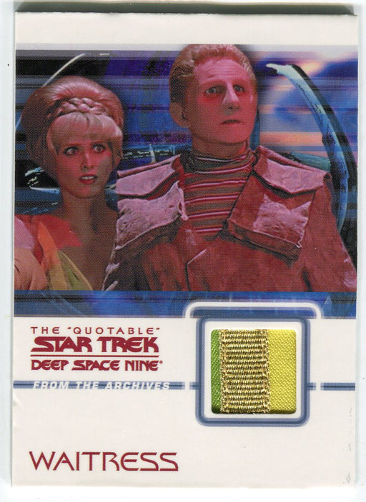 Star Trek Quotable Deep Space Nine DS9 Waitress C18 Costume Card   - TvMovieCards.com