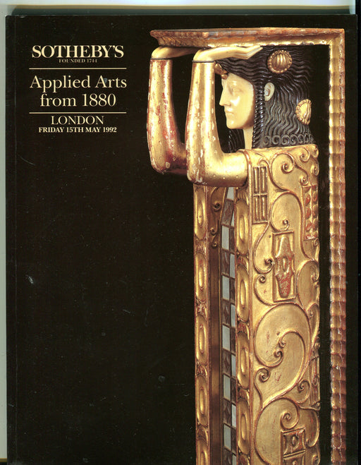 Sothebys Auction Catalog May 15 1992 Applied Arts from 1880   - TvMovieCards.com