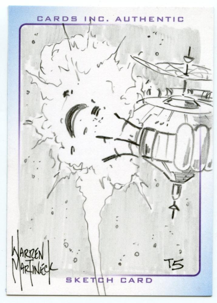 Thunderbirds Are Go! Movie Sketch Card by Warren Martineck T5   - TvMovieCards.com