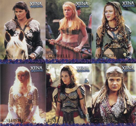 Xena Seasons 4 and 5 Australian Preview Card Set AU1-AU6   - TvMovieCards.com