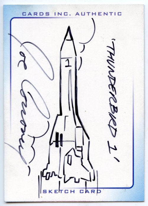 Thunderbirds Are Go! Movie Sketch Card by Joe Corroney Thunderbird #1   - TvMovieCards.com