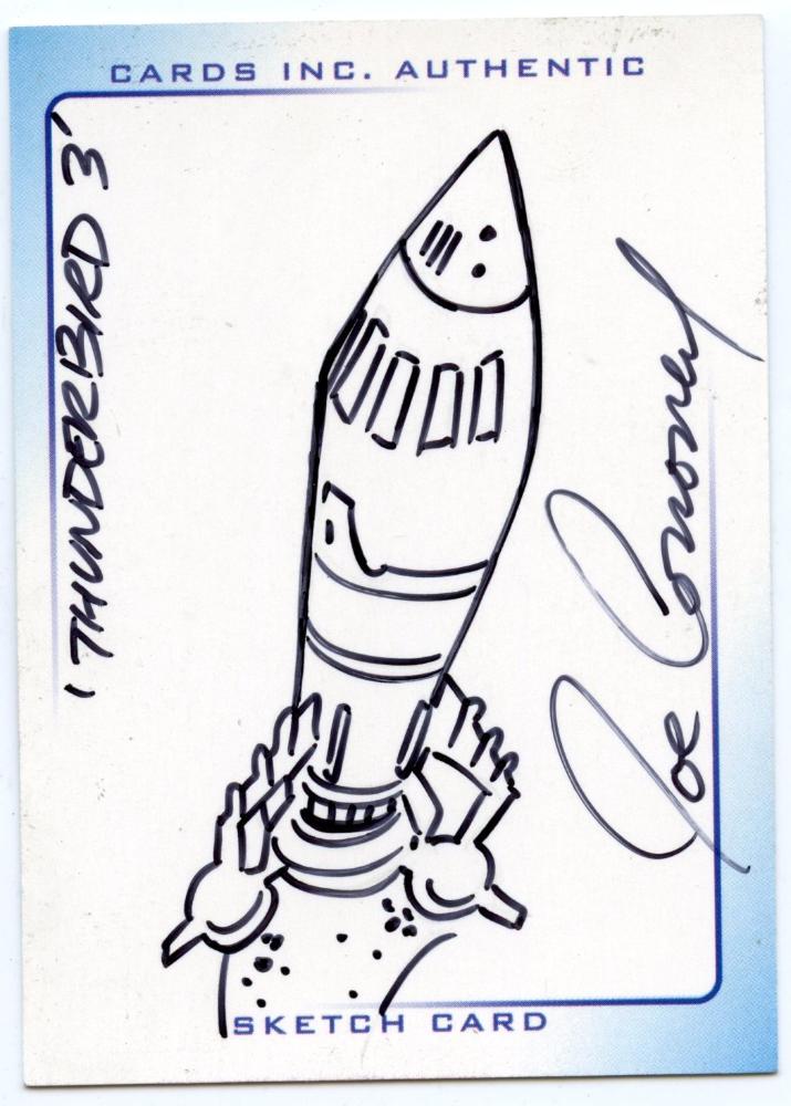 Thunderbirds Are Go! Movie Sketch Card by Joe Corroney Thunderbird #3   - TvMovieCards.com