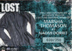 Lost Relics Marsha Thomason as Naomi Dorrit Relic Costume Card CC27 #030/350   - TvMovieCards.com