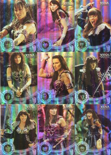 Xena Seasons 4 and 5 Faces of a Warrior Chase Card Set W1 - W9   - TvMovieCards.com