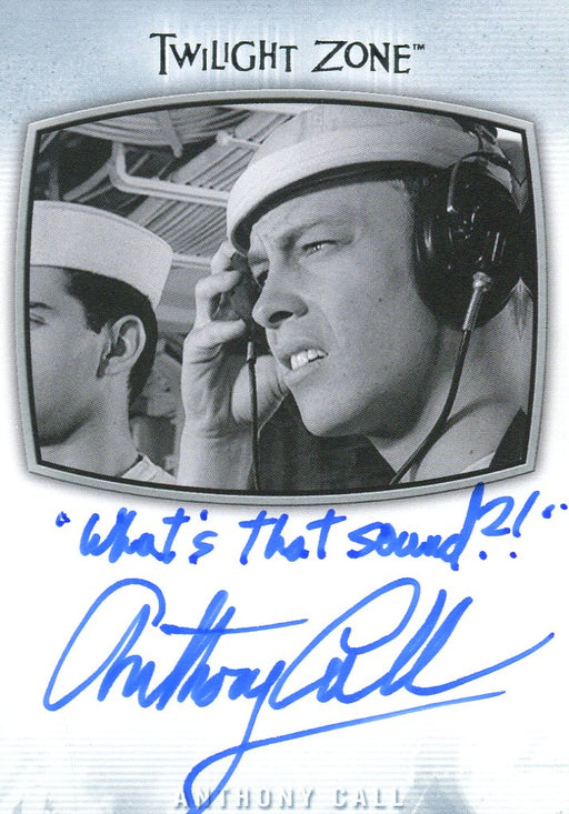 Twilight Zone Archives 2020 Anthony Call What's That Sound? Autograph Card AI-33   - TvMovieCards.com