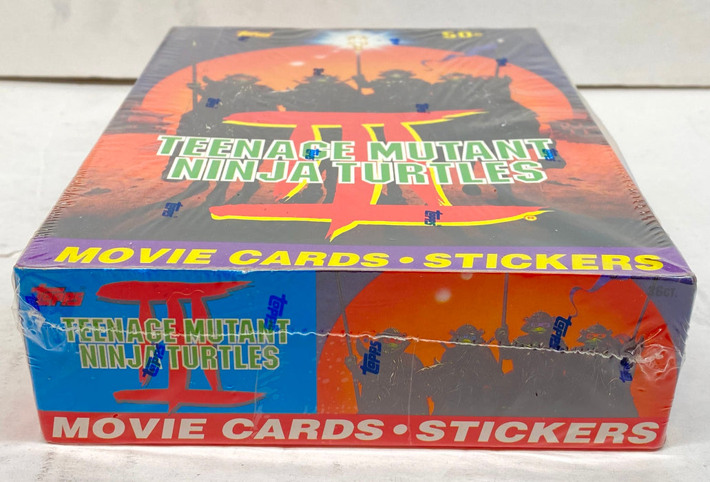 Teenage Mutant Ninja Turtles Movie III Vintage Card Box 36 Packs Topps 1992   - TvMovieCards.com
