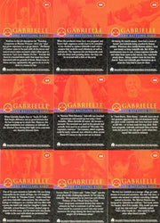 Xena Seasons 4 and 5 Gabrielle The Battling Bard Chase Card Set G1 - G9   - TvMovieCards.com