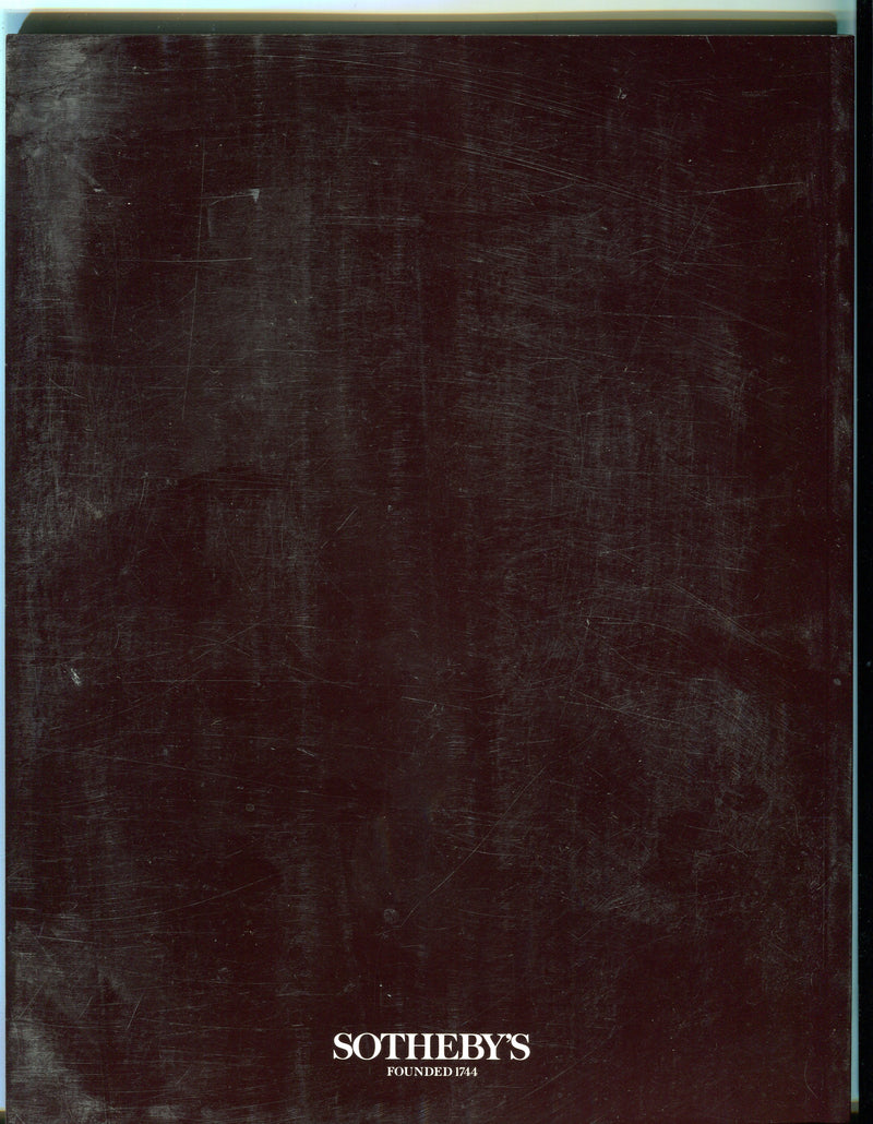 Sothebys Auction Catalog May 13 1992 Sidney Cohn Paintings Drawings Sculpture   - TvMovieCards.com