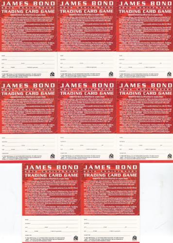 James Bond 40th Anniversary Incomplete Game Card Set Minus "D" Card   - TvMovieCards.com