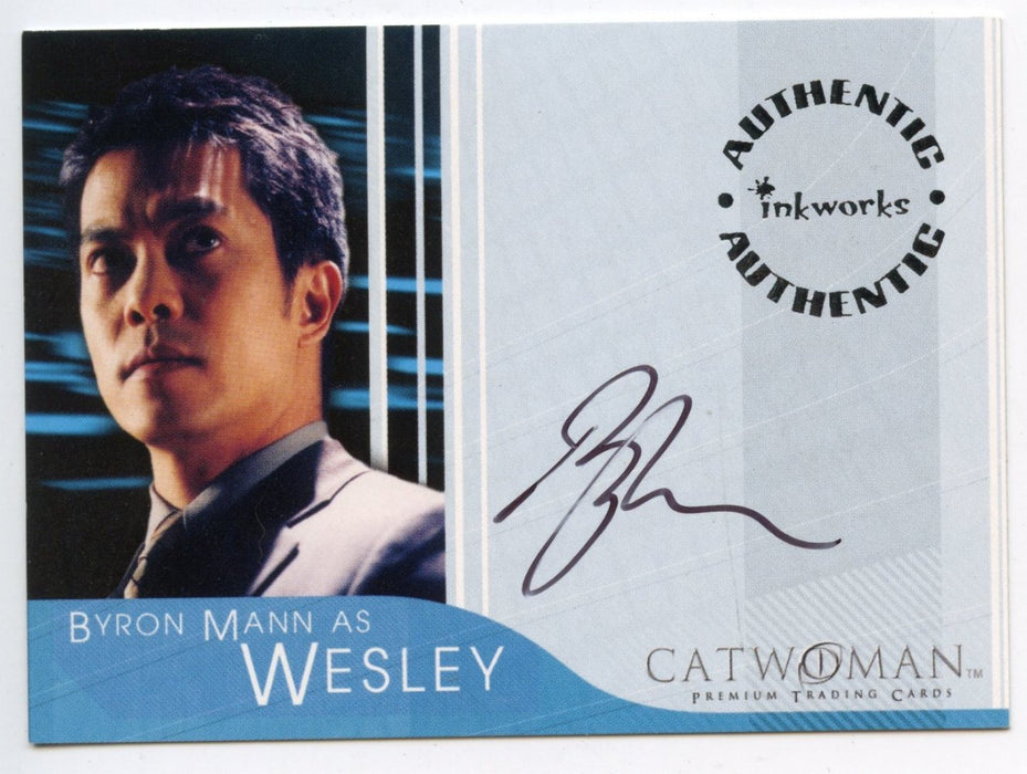 Catwoman Movie Byron Mann as Wesley Autograph Card A-5   - TvMovieCards.com