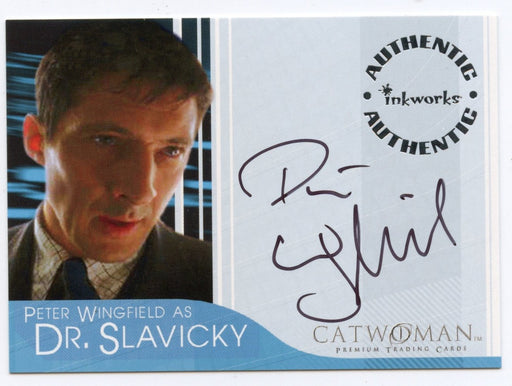 Catwoman Movie Peter Wingfield as Dr. Slavicky Autograph Card A-7   - TvMovieCards.com