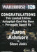 Warehouse 13 Premium Packs Season 3 Aaron Ashmore Steve Jinks Autograph Card #2   - TvMovieCards.com