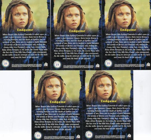 Xena Seasons 4 and 5 Progressive Proof Card Set Card #21   - TvMovieCards.com
