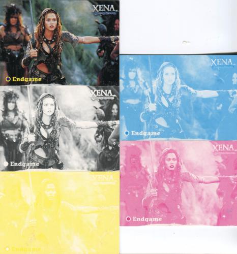 Xena Seasons 4 and 5 Progressive Proof Card Set Card #21   - TvMovieCards.com