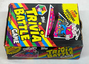 1984 Trivia Battle Game Trading Card Box 36 Pack CT Topps FULL X-out Box   - TvMovieCards.com