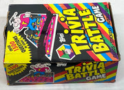1984 Trivia Battle Game Trading Card Box 36 Pack CT Topps FULL X-out Box   - TvMovieCards.com