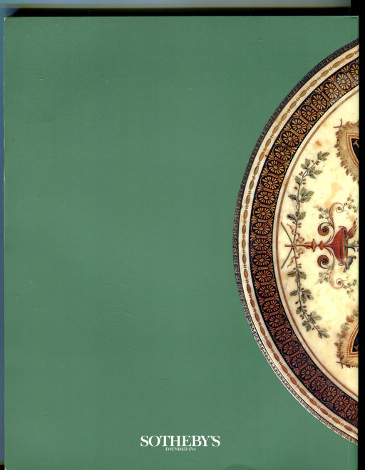 Sothebys Auction Catalog July 10 & 17 1992 Important English Furniture   - TvMovieCards.com