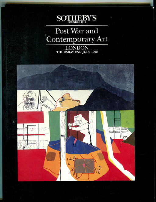 Sothebys Auction Catalog July 2 1992 Post War and Contemporary Art   - TvMovieCards.com