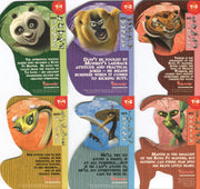 Kung Fu Panda Movie True Warriors Die Cut Chase Card Set T-1 thru T-6   - TvMovieCards.com