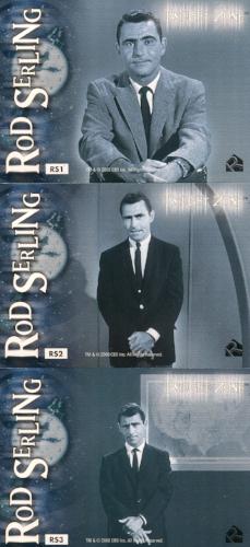 Twilight Zone 2 The Next Dimension Rod Serling Chase Card Set RS1 - RS3   - TvMovieCards.com