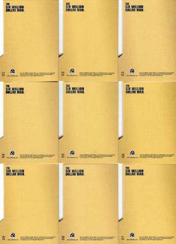 Six Million Dollar Man 1 & 2 OSI Files Chase Card Set 9 Cards   - TvMovieCards.com
