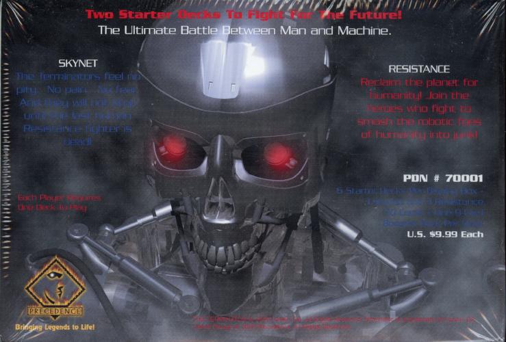 The Terminator CCG Starter Game Card Box 6 Theme Decks Skynet & Resistance - TvMovieCards.com