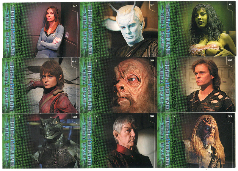 Star Trek Enterprise Season Four 4 Genesis Chase Card Set G1-G9   - TvMovieCards.com